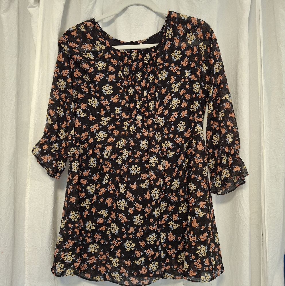 Free People floral babydoll women's 4